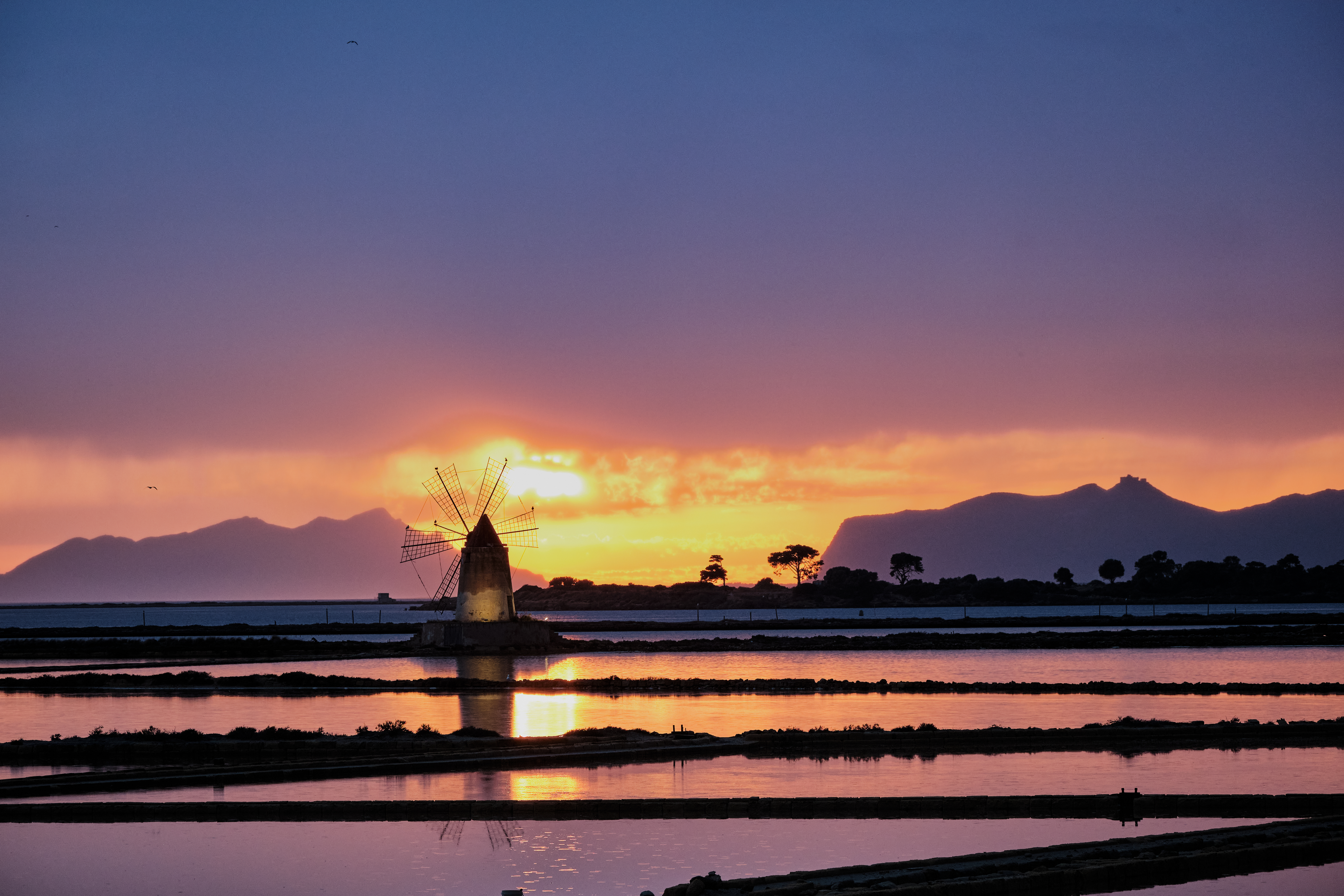 Tramonti alle saline